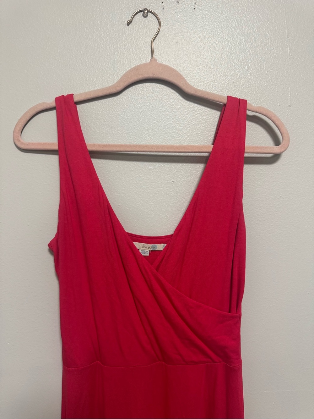 Boden Willa Pink Jersey Knit Midi Dress - Picture 3 of 8